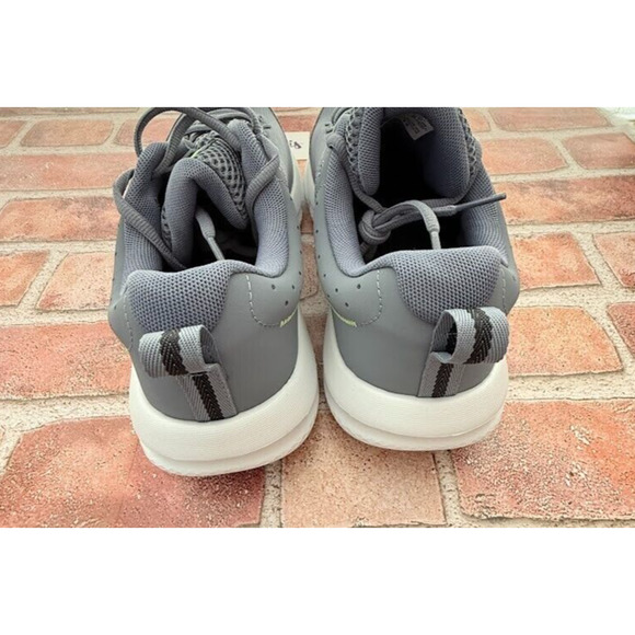 Under Armour Charged Assert 10- Men's Size 11 Gray Gravel Lime Running Shoes New - Picture 9 of 12